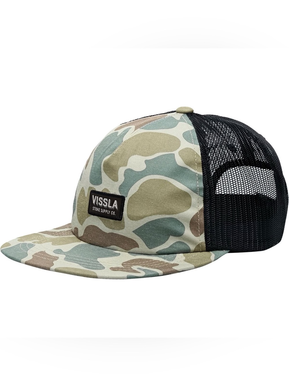 Vissla Lay Day Eco Trucker II Hat Camouflage Pattern